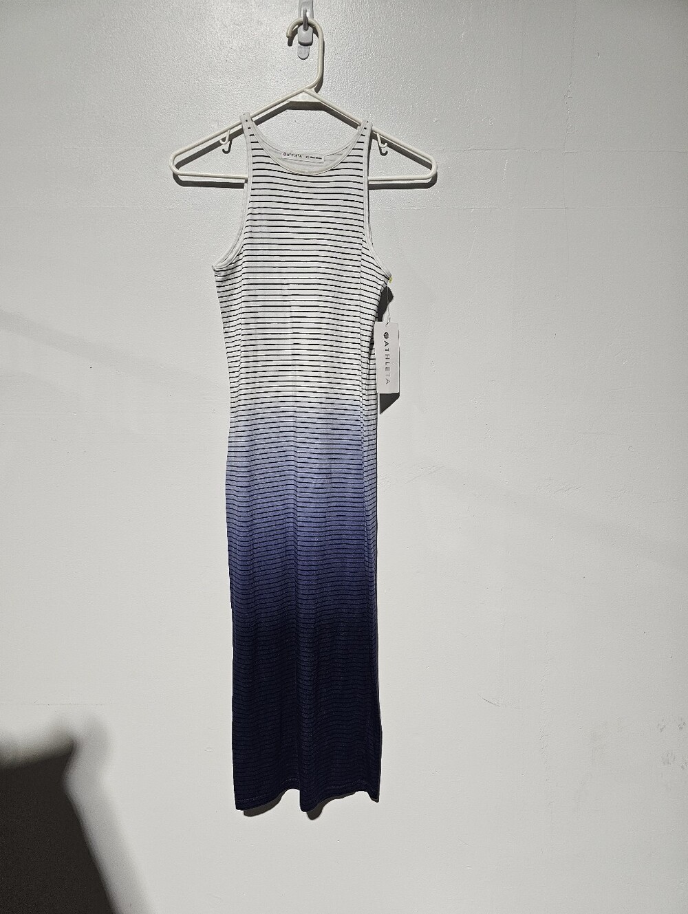 NWT Athleta Sunkissed Midi Dress, a fitted tank-style dress